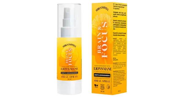 Shroomwell Brain & Focus Sprei ajule 30ml