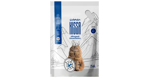 Silikageeli kassiliiv Suomen Kissa 7,6l