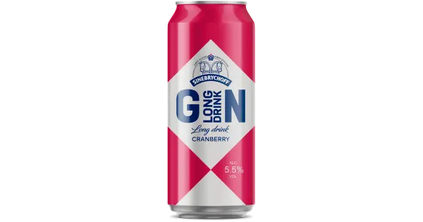 Sinebrychoff Long Drink Cranberry muu alkohoolne jook 5,5%vol 500ml