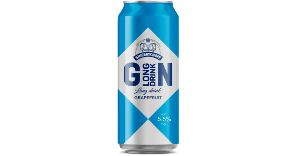 Sinebrychoff Long Drink Grapefruit muu alkohoolne jook 5,5%vol 500ml