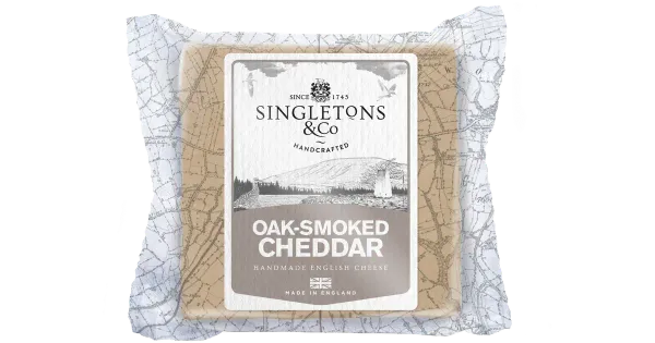 Singletons & Co Oak Smoked Cheddar juust, 200g