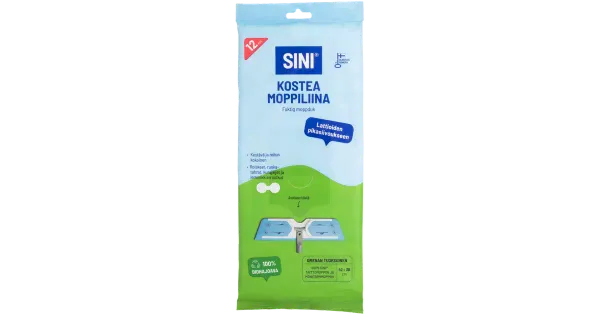 Sini mopi ühekordsed märjad lapid 12tk