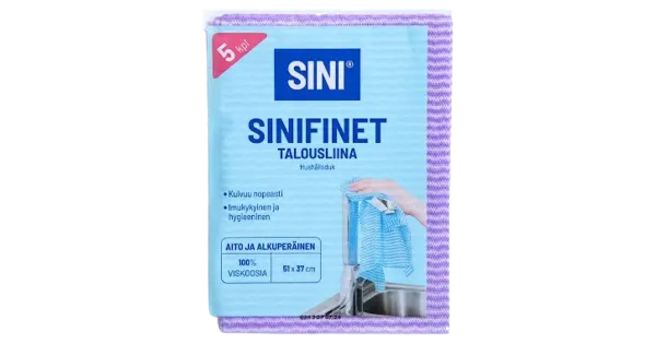 Sini puhastuslapid 5tk