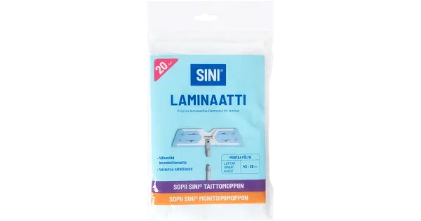Sini tolmulapp laminaadile 49x23cm 20tk
