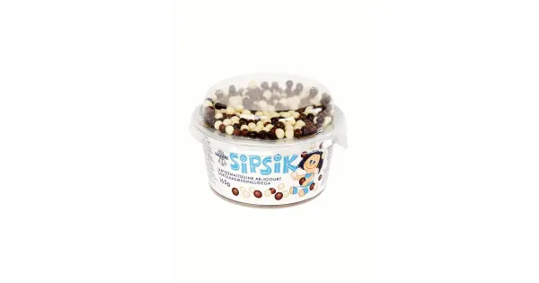 Sipsik Jäätisemaitseline AB-jogurt šokolaadiriisipallidega, 165 g