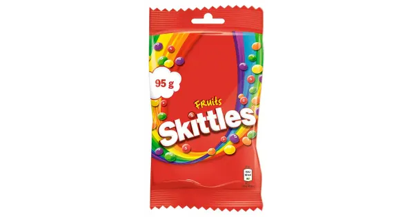 Skittles dražeed  Fruit Pouch , 95g