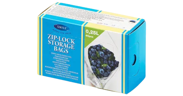 Smile säilituskott 0,25l 40tk