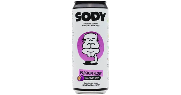 SODY Passion Flow alkoholivaba funktsionaalne jook 330 ml