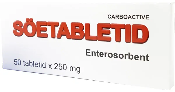 Söetabletid 50 tk.