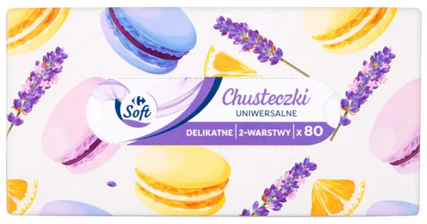 Soft universal Carrefour salvrätikud 2-kihil 80tk