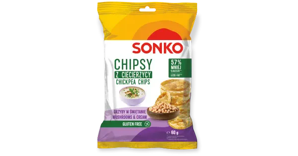 Sonko kikerhernekrõpsud seene ja hapukoorga  60g
