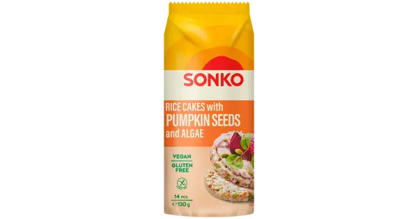 Sonko riisigaletid kõrvitsaseemnetega 130gr