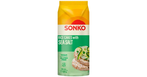 Sonko riisigaletid meresoolaga 130gr