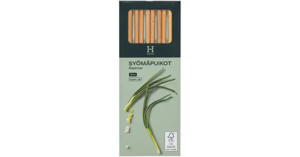 Söögipulgad pööl 25 cm 5 paari