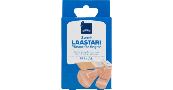 Sõrmeplaastrid Rainbow 3-suurust 14tk