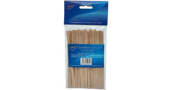Spen puidust pulgad kohvile 50tk