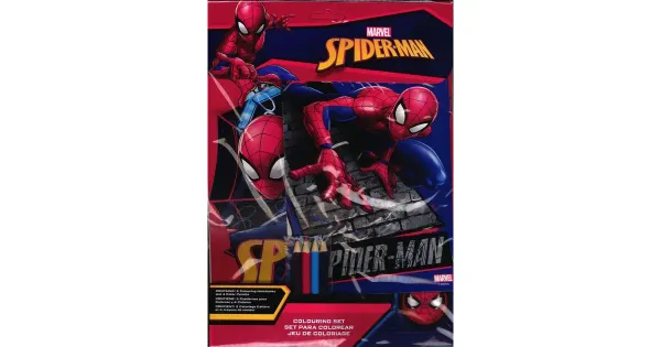 Spiderman värvimiskomplekt