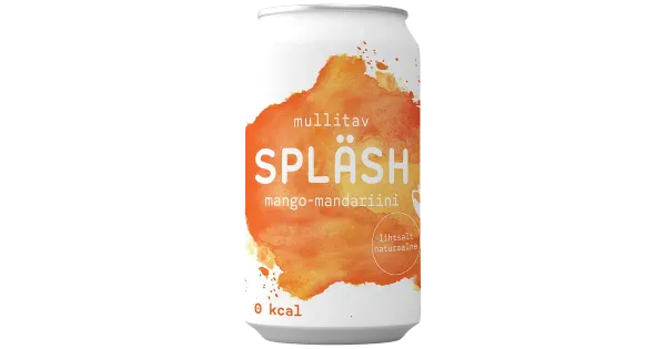 SPLÄSH gaseeritud vesi mango-mandariini 330ml