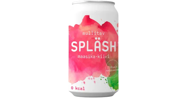 Spläsh Maasika-Kiivi Gaseeritud vesi 330ml