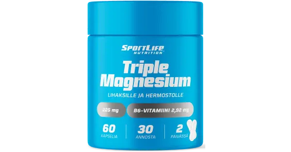 SportLife Magnesium Tripla 60caps
