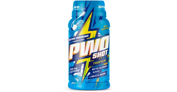 SportLife Nutrition PWO energiashot, troopiline 60ml