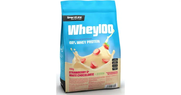 Sportlife Vadakuvalgupulber Whey100 valge šokolaadi-maasika, 700 g