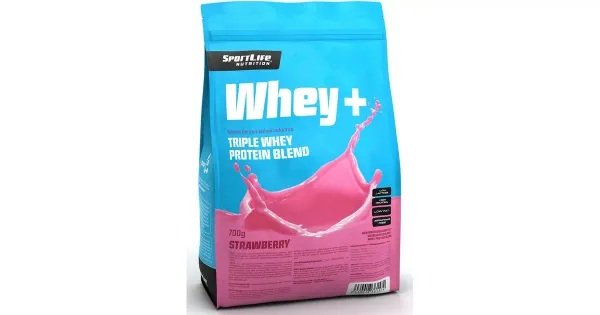 Sportlife vadakuvalk Whey+ maasika 700 g