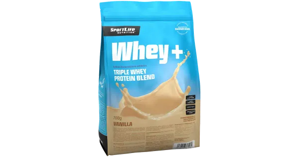 Sportlife vadakuvalk Whey+ vanilli, 700 g