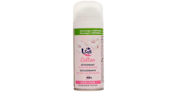 Spreideodorant cotton 100ml