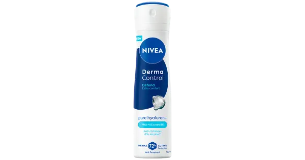 Spreideodorant Nivea Derma Control Defend 150ml