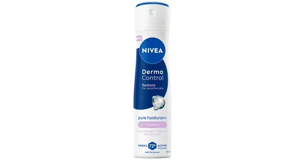Spreideodorant Nivea Derma Control Restore 150ml