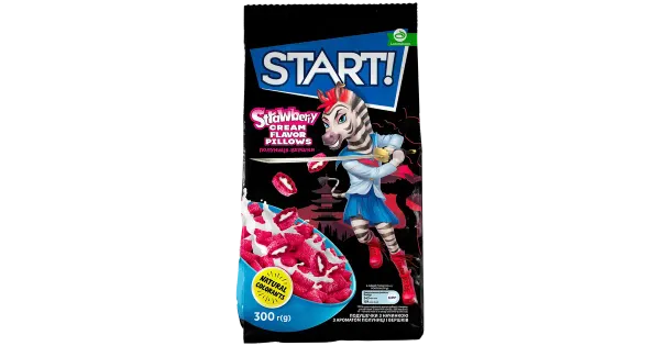 Start maasikapadjakesed kooretäidisega 300g
