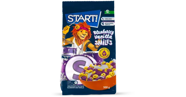 Start mustika&vanilje hommikusöögihelbed 500g