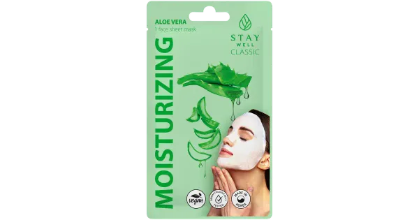Stay well kangasmask niisutav aloe 1tk