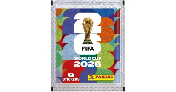 Sticker packet fifa club world cup 2026