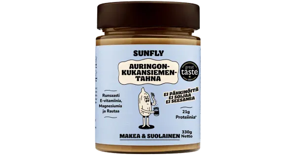 Sunfly päevalilleseemnevõie magussoolane 330g