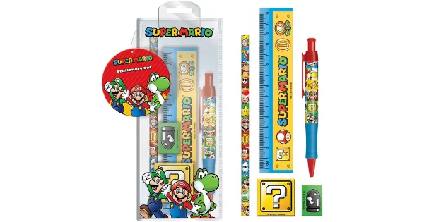 Super mario kirjatarvete komplekt