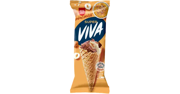 Super Viva Kreembrülee Koonusjäätis 170ml/100 g