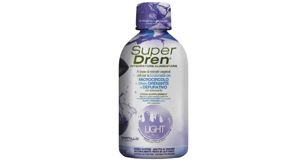 SuperDren BlueBerry ainevahetust kiirendava ja liigset vett väljutava toimega 500 ml