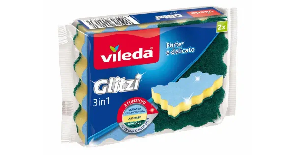 Svamm Vileda Glitzi 3in1 2tk