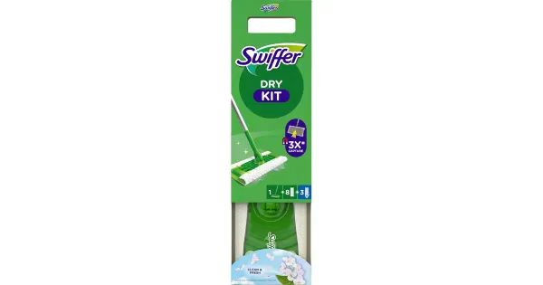 Swiffer mopi alustuskomplekt 8 kuiva ja 3 märga lappi