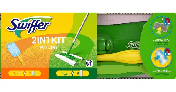 Swiffer põrandapesu komplekt mopp ja tolmuhari