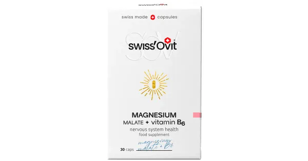 Swiss´Ovit Magnesium Malate + Vitamiin B6 N30