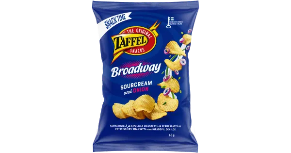 Taffel Broadway kartulilaastud 60g