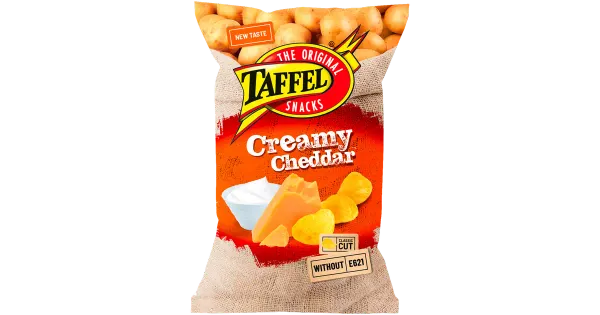 TAFFEL Cheddari juustu maitselised siledad kartulilaastud 180g