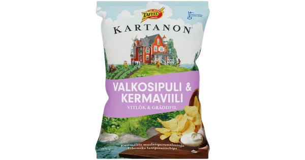 Taffel krõpsud küüslaugu-hapukoore 180 g