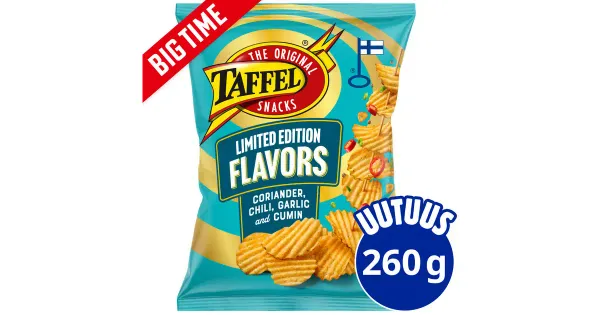 Taffel Limited Edition maitselised kartulikrõpsud 260g
