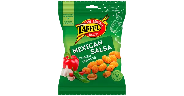 Taffel Mehhiko salsa maitselised röstitud maapähklid, 140g