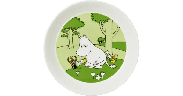 Taldrik Muumitroll 19 cm, niiduroheline