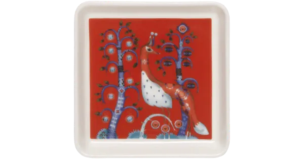 Taldrik Taika 12x12 cm punane
